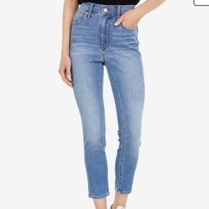 Madewell Light wash Jeans High Rise Skinny Crop Size 29 / 8 Great Condition